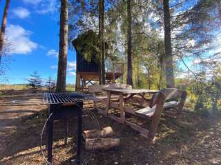 Дома для отпуска Viking house in the tree! Jacuzzi, Sauna, Apkure! Līči Дом с 1 спальней-100